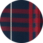 Navy and Red Plaid